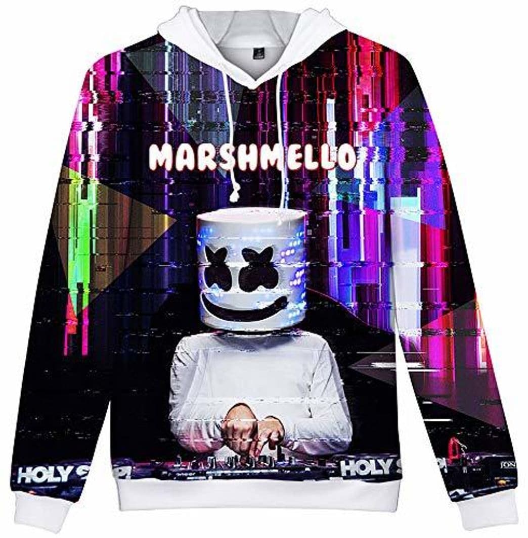 Producto Silver Basic Sudadera con Capucha con Estampado 3D Unisex DJ Jumper Carnival