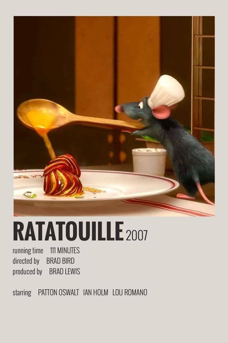 Película Ratatouille