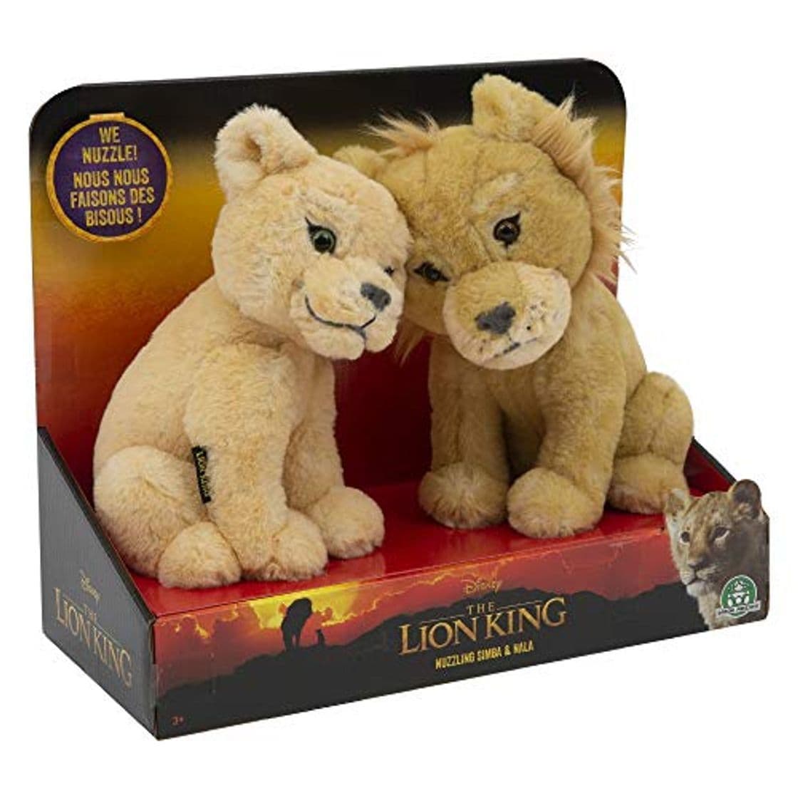 Lugar El Rey Leon- Action Peluche Touching Heads: Simba & Nala