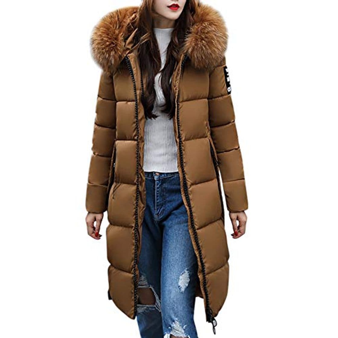 Product OverDose mujer SóLidas Ocasionales Gruesas Invierno Delgado Abajo Lammy Chaqueta Abrigo Abrigo Parka De Invierno Desgaste