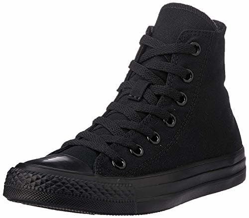 Fashion Converse C Taylor A/S, Zapatillas Altas Unisex Adulto, Negro