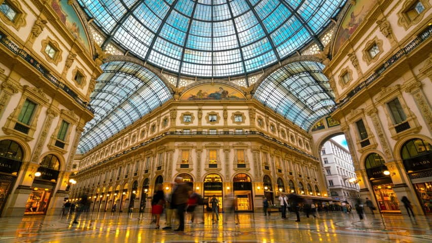 Lugar Galería Vittorio Emanuele II