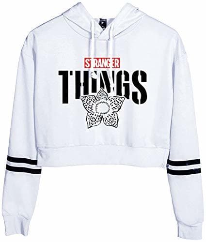 Producto FLYCHEN Niña Sudaderas con Capucha Stranger Things Season 3 Sudadera Casual con