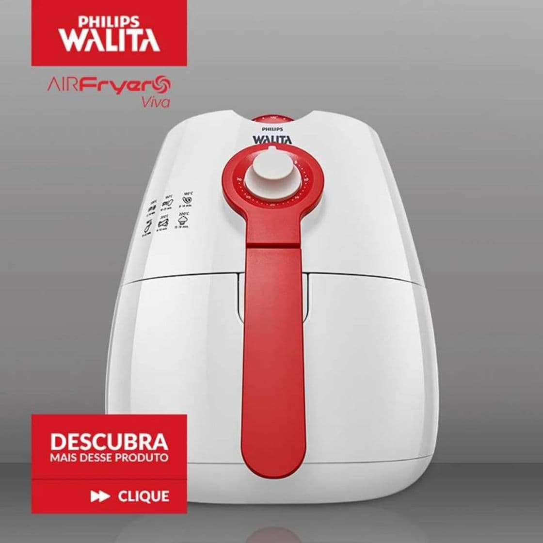 Moda FRITADEIRA ELÉTRICA AIRFRYER VIVA PHILIPS WALITA

