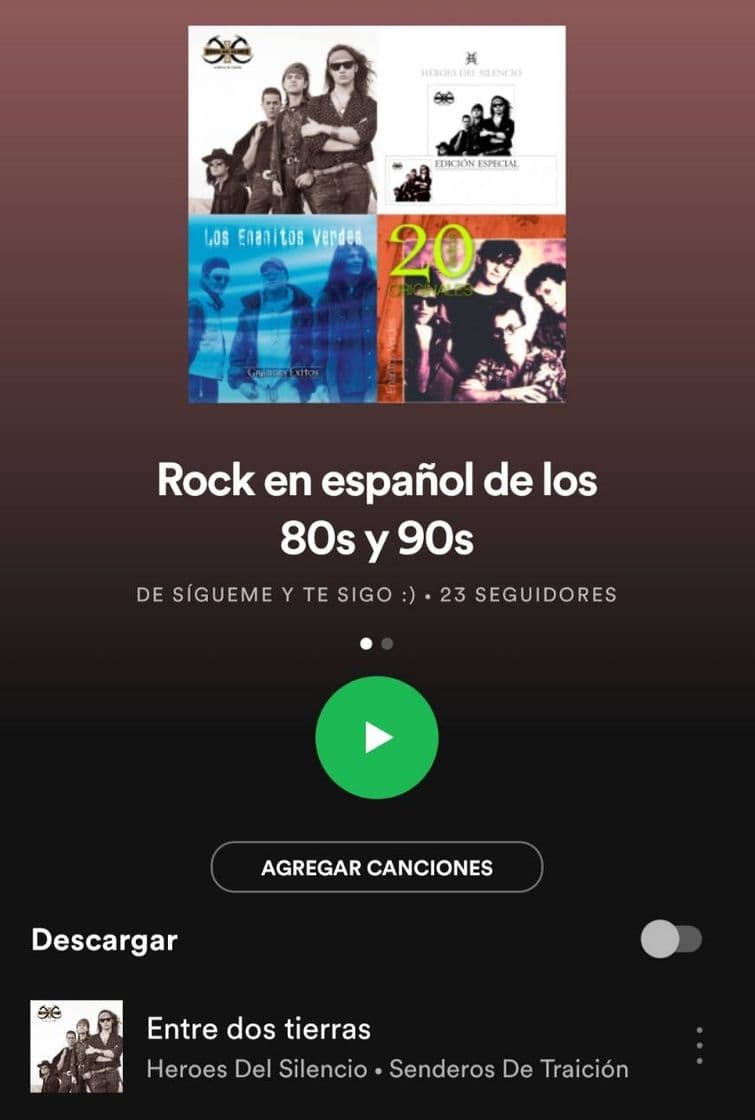 Moda Lo mejor del rock de los 80 y 90