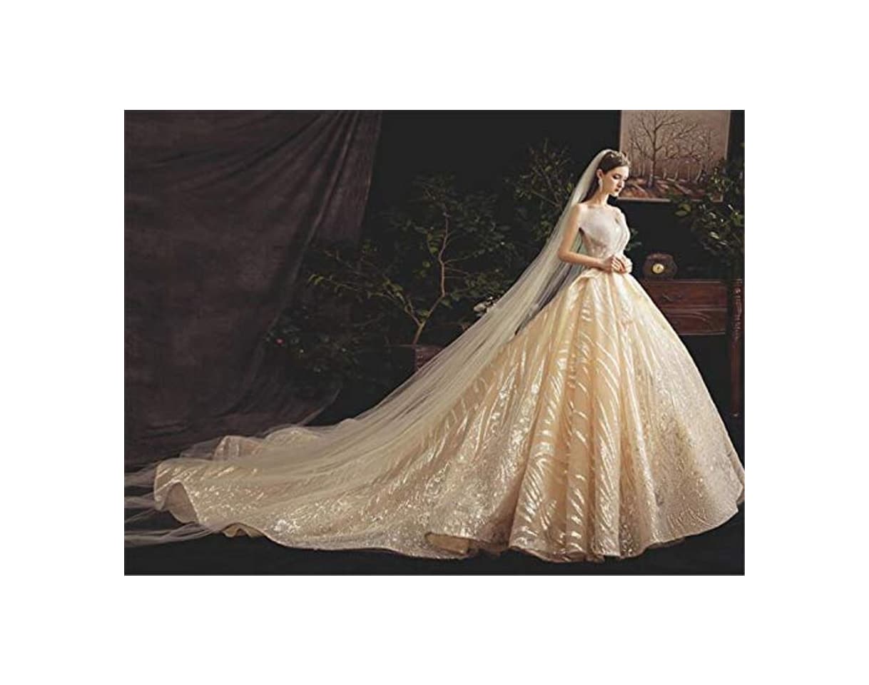 Elemento de la categoría hogar Champagne Vestidos de Novia 2019 Vestido de Fiesta Princesa Vestidos de Novia