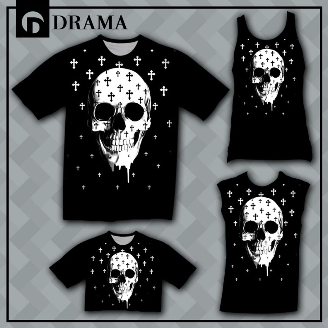 Producto Camisa Black Skull