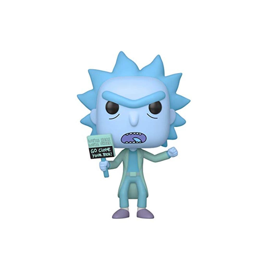 Producto Funko- Pop Animation: Rick & Moty-Hologram Rick Clone Collectible Figure, Multicolor