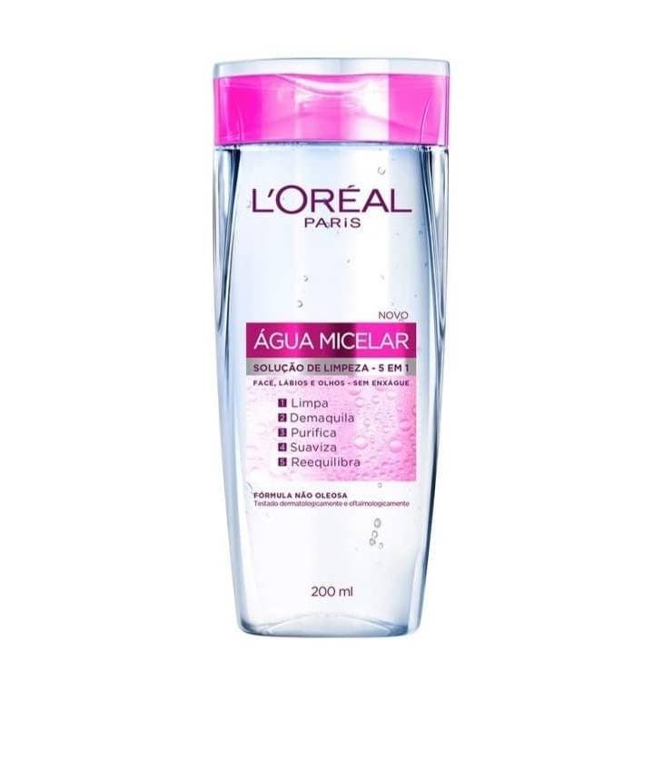 Moda 
Água Micelar L'Oréal Paris Solução de Limpeza Facial 5 em 1