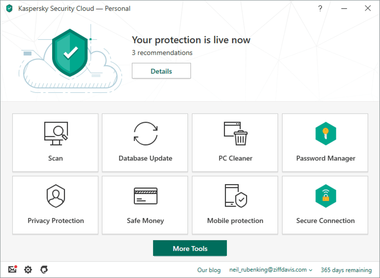 App Kaspersky Security Cloud & VPN