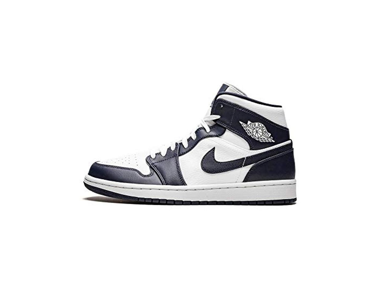 Producto Nike Air Jordan 1 Mid, Zapatos de Baloncesto para Hombre, Blanco