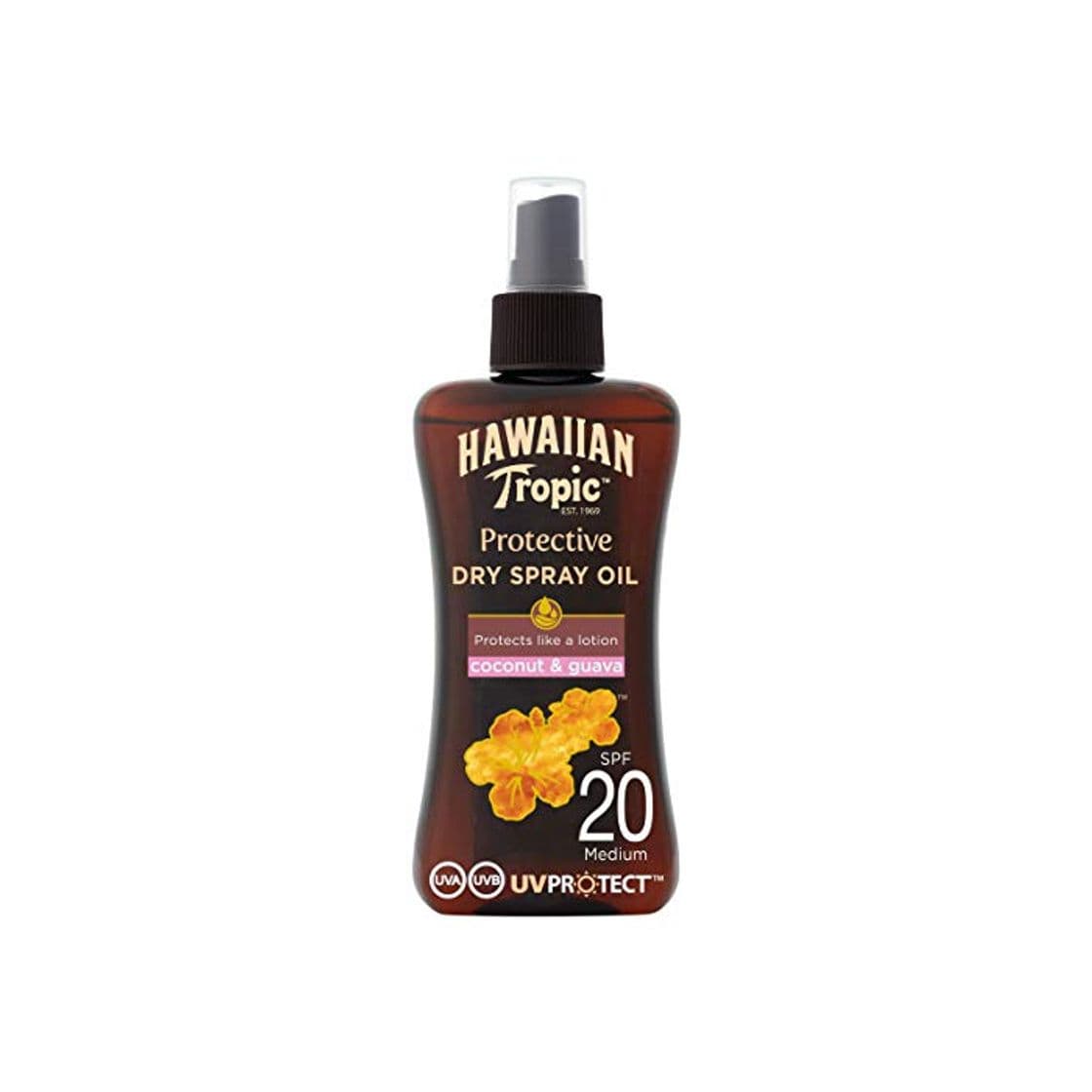 Product Hawaiian Tropic Protective Aceite Seco Bronceador SPF 20 con Protección Media