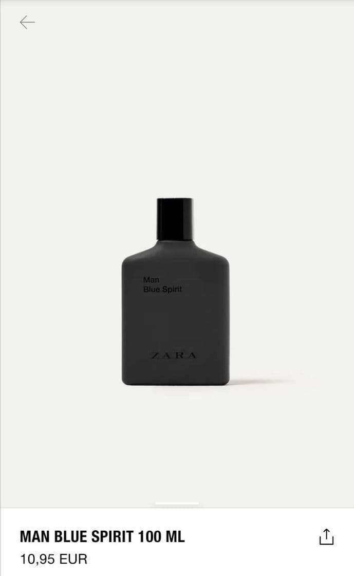 Moda MAN BLUE SPIRIT 100 ML | ZARA Portugal