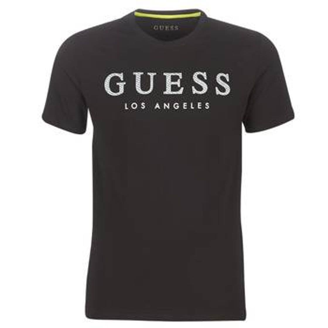 Moda Guess CN SS NAMED TEE Black - Fast delivery