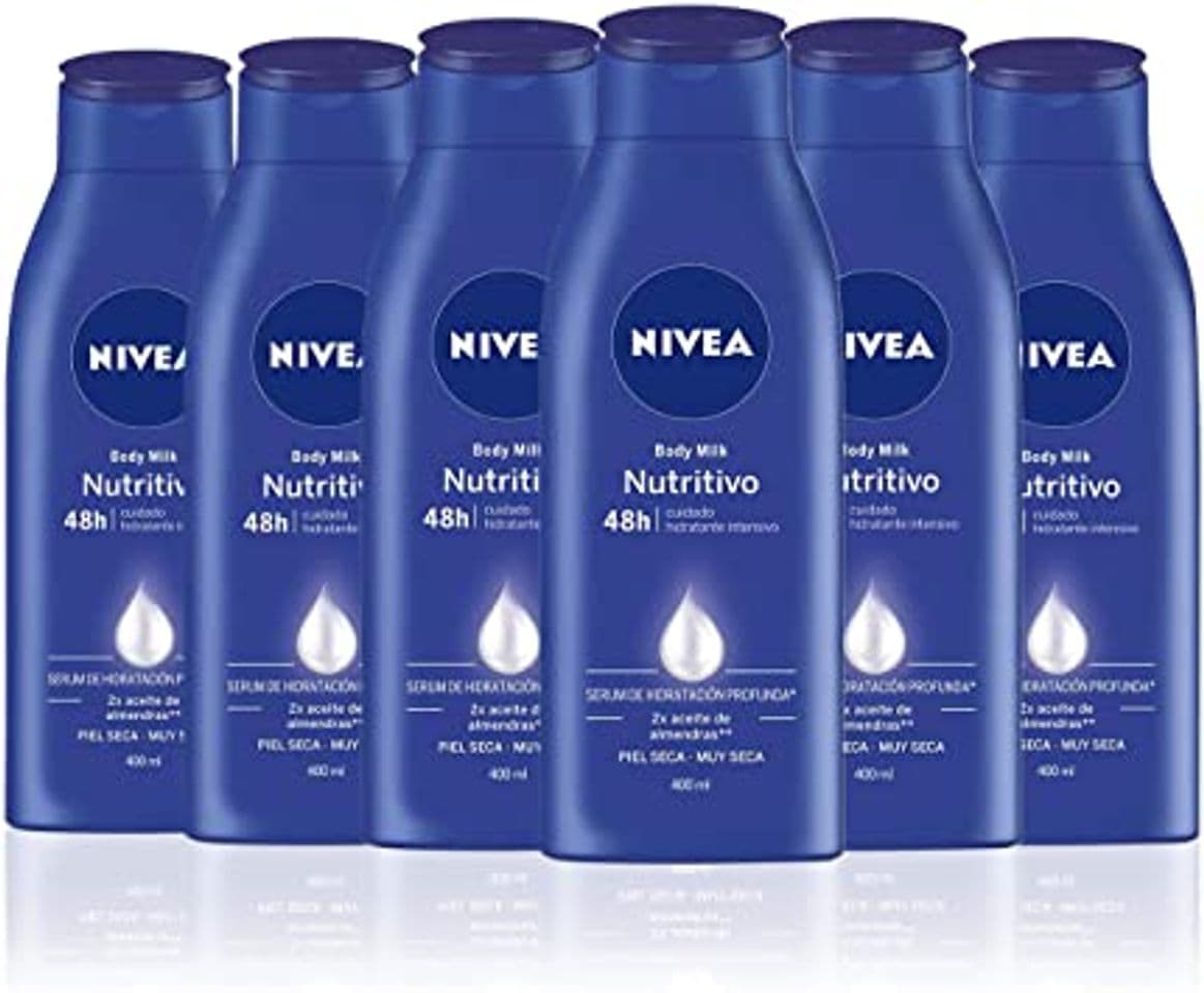 Belleza NIVEA Body Milk Nutritivo en pack de 6