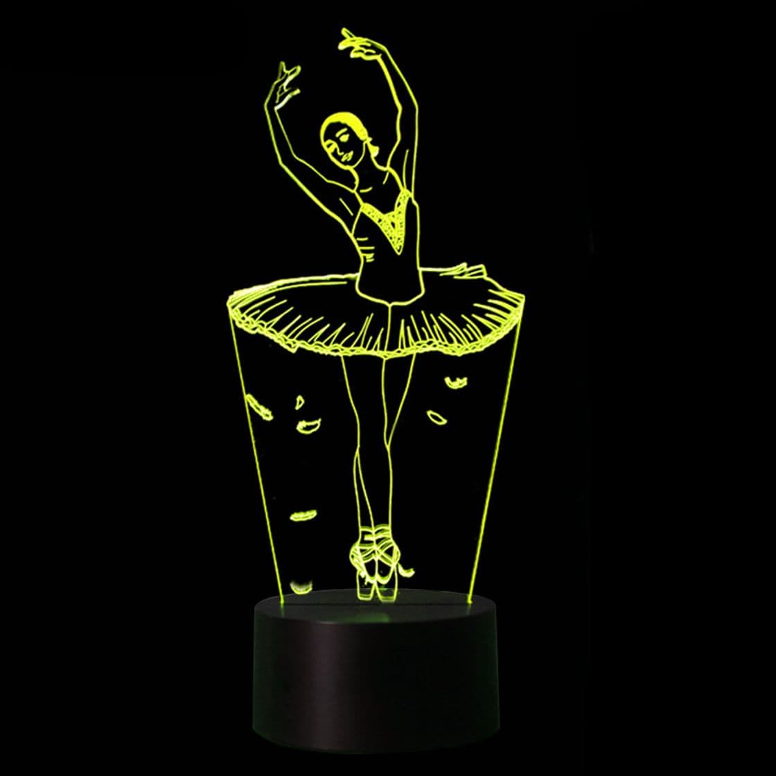 Producto 3D Led Night Light Novedad Espiral Bombilla Lámpara Colorido degradado Luz nocturna Abajur DNA Sleeping Lighting