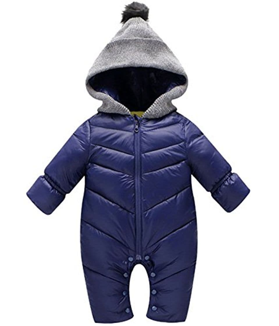 Producto PAOLIAN 3-18 Meses Newborn Baby Boy Solid Color Dinosaur Hooded Romper Jumpsuit