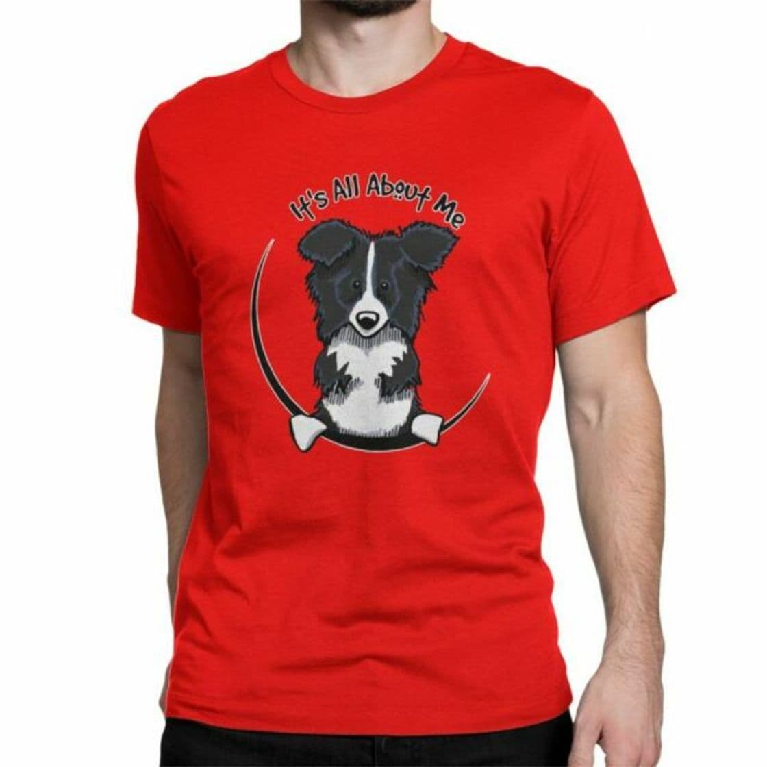 Product Men's T Shirt Shepherd Christmas Cute Australian Dogs Men's Cotton Crew