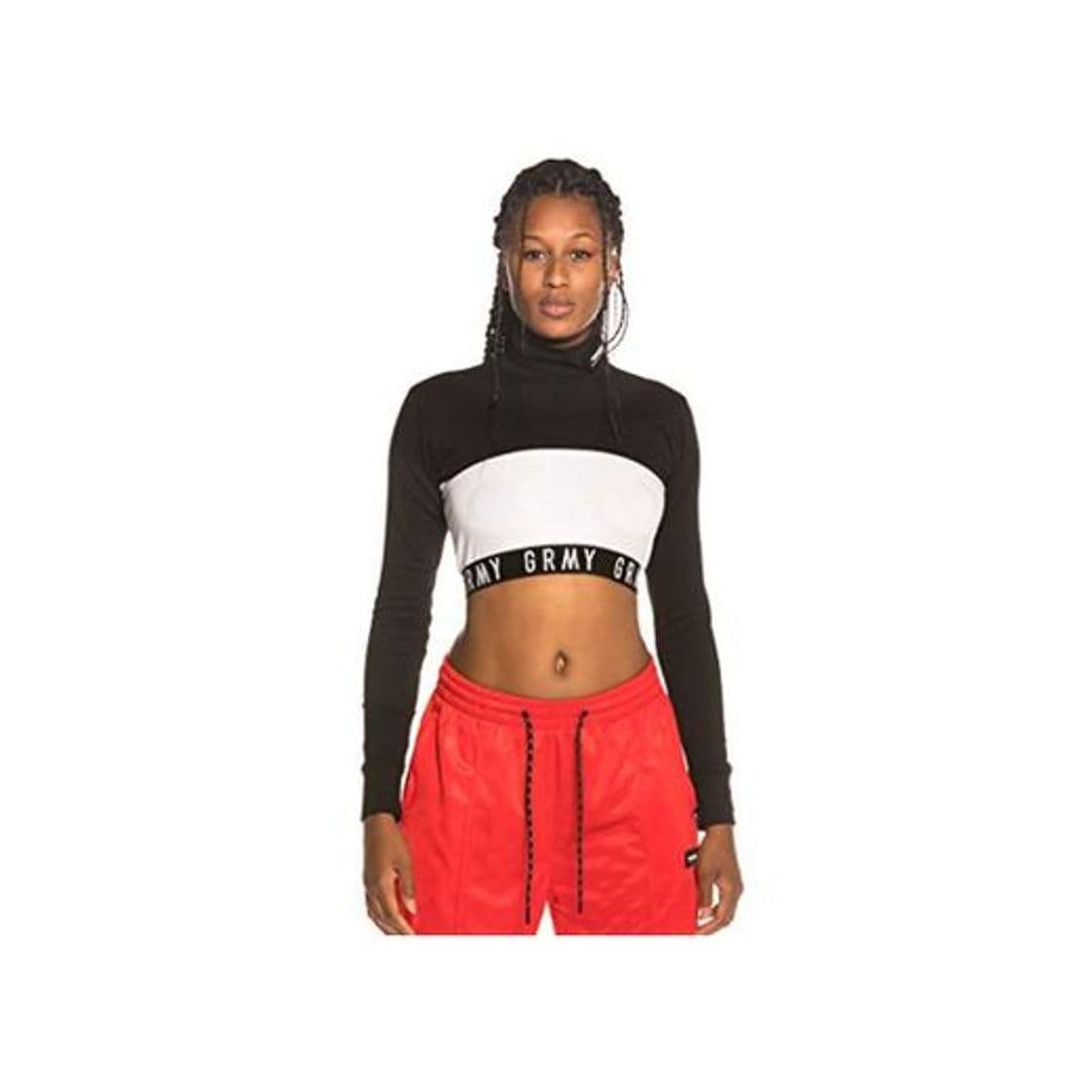 Product GRIMEY Camiseta Chica Sighting in Vostok Long Sleeve Crop Top FW19 Black