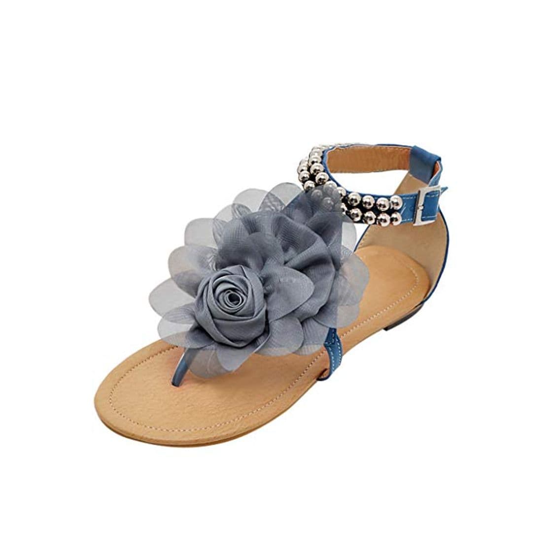 Product Sandalias Mujer Verano 2020 Planas Moda Retro Roma Sandalias de Vestir Playa Chanclas para Mujer Zapatos Sandalias de Punta Abierta Bohemia Casual Sandalias Fiesta Cómodo Flores Flip Flop vpass