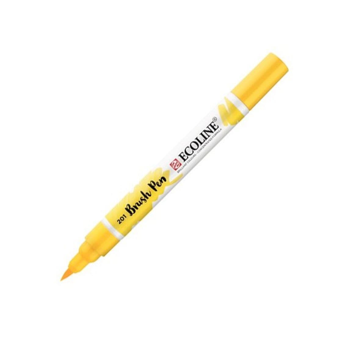 Moda Marcador Aguarela Brush Pen Ecoline Light Yellow 201