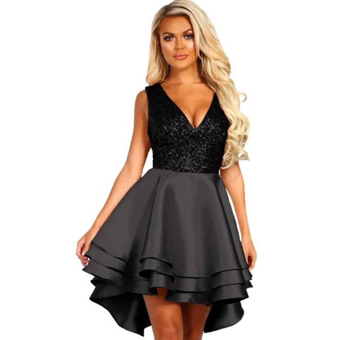 Moda VESTIDO CHIQUITA - PRETO, -47%