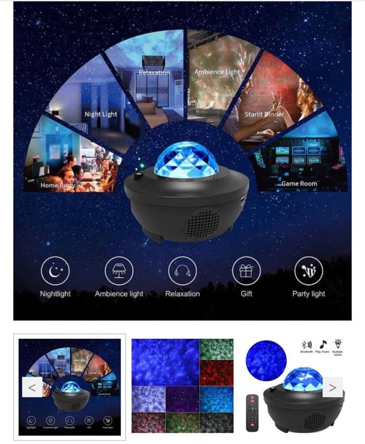 Producto Starry Night Light Projector