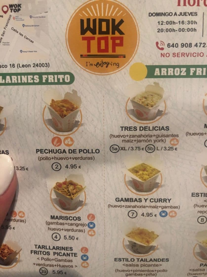 Restaurantes WOK TOP