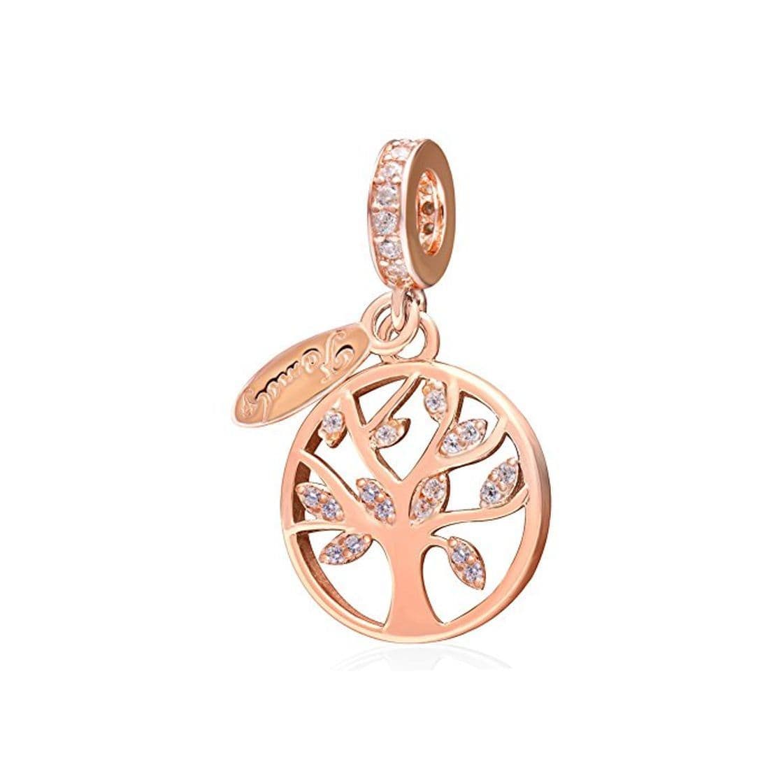 Producto Árbol de familia encanto plata de ley 925 vida Charm amor Charm familia