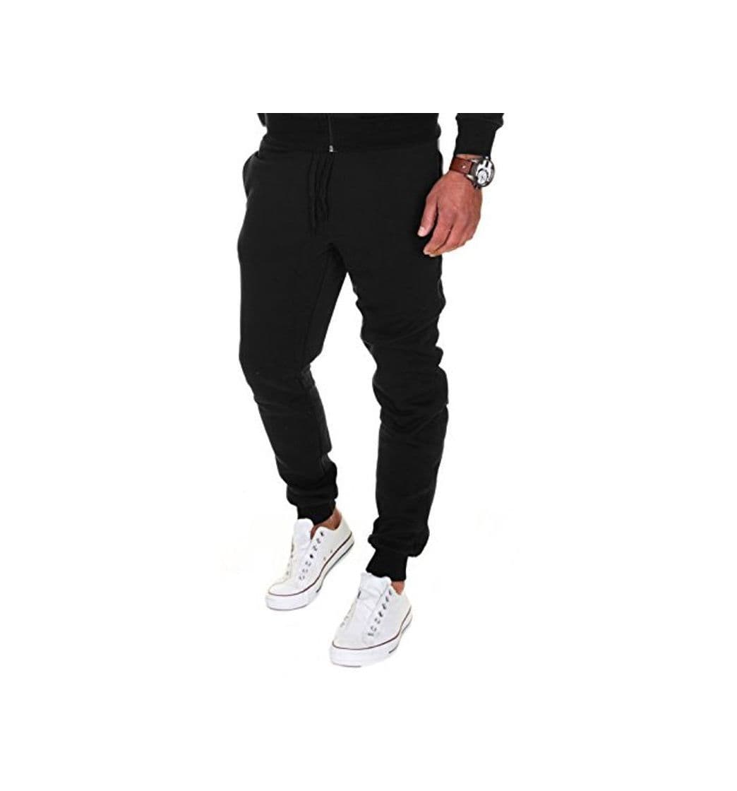 Producto MERISH Pantalones Jogger Hombre Deportivos Joggers Modell 211 Negro XL