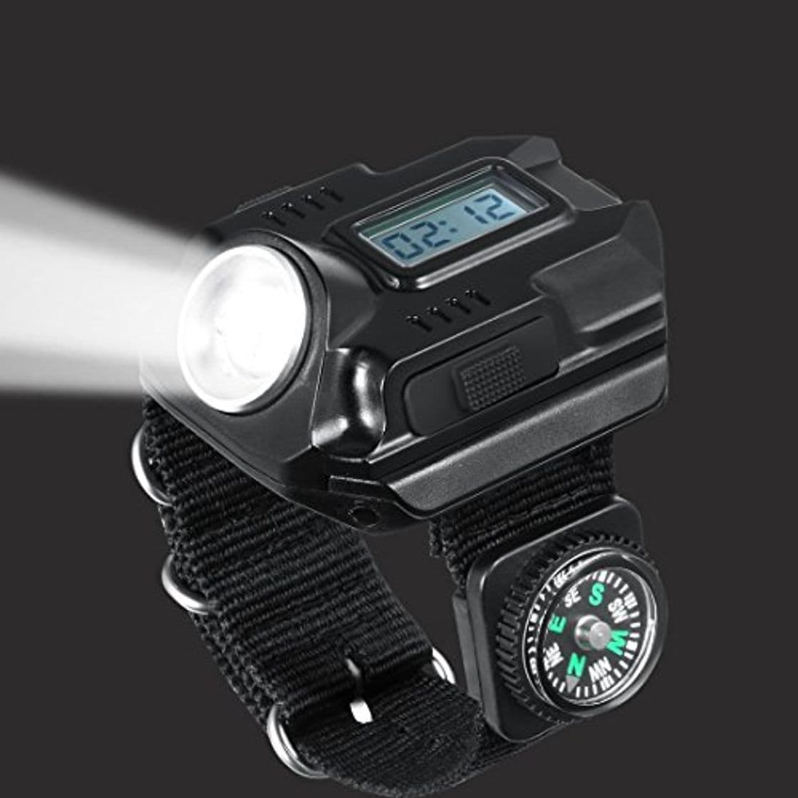 Product Reloj de pulsera con linterna de luz led R5