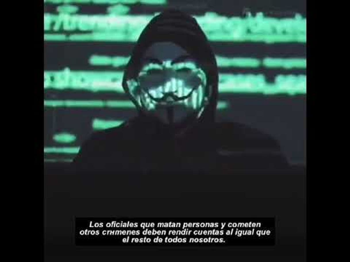 Moda El video de ANONYMOUS🎭