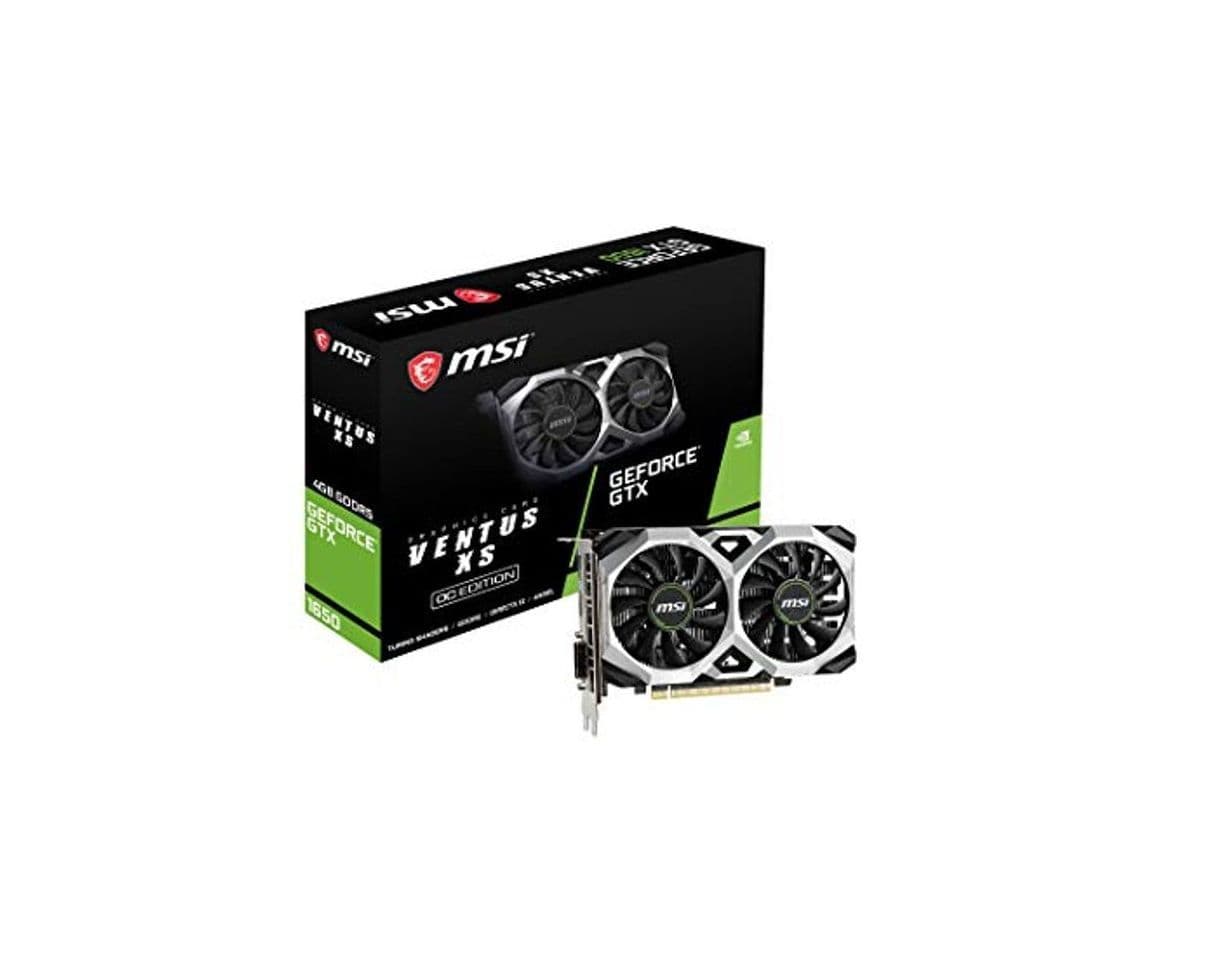 Electronic MSI GeForce GTX 1650 Ventus XS 4G OC - Tarjeta gráfica