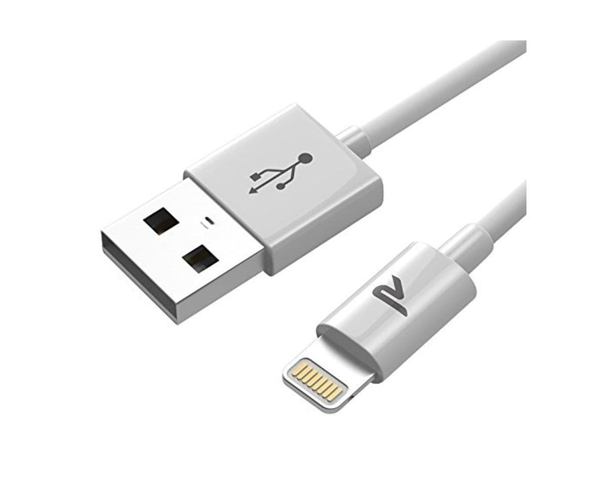 Product Rampow Cable Lightning Cable Cargador iPhone-[Apple MFi Certificado]-Garantía de por Vida-Compatible con