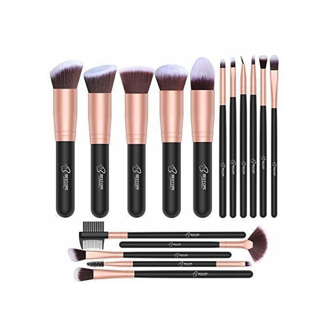 Producto Set de brochas de maquillaje profesional BESTOPE 16 piezas Pinceles de maquillaje