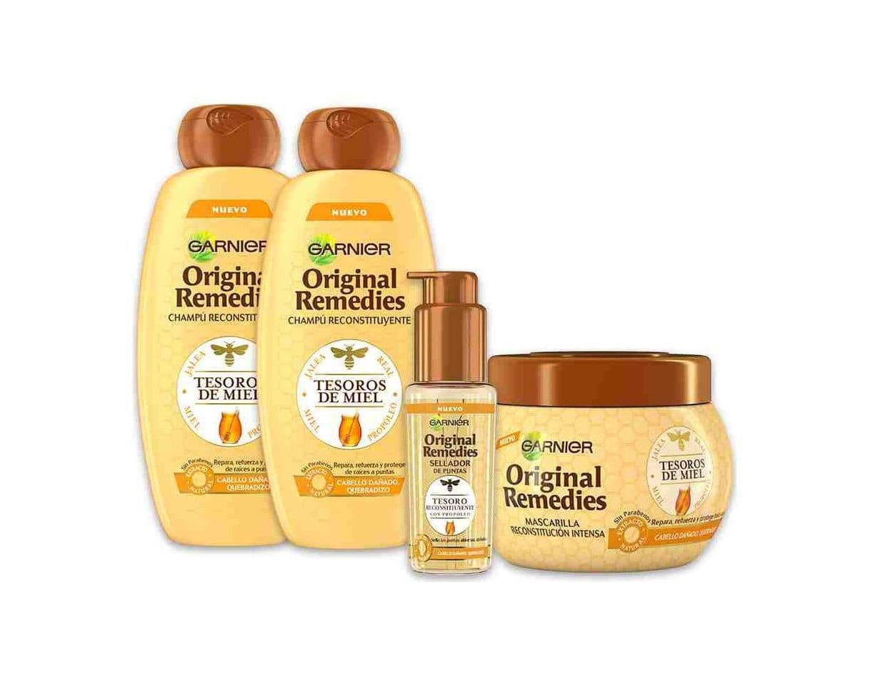 Belleza Garnier Original Remedies Tesoros de Miel Champú Pelo Dañado