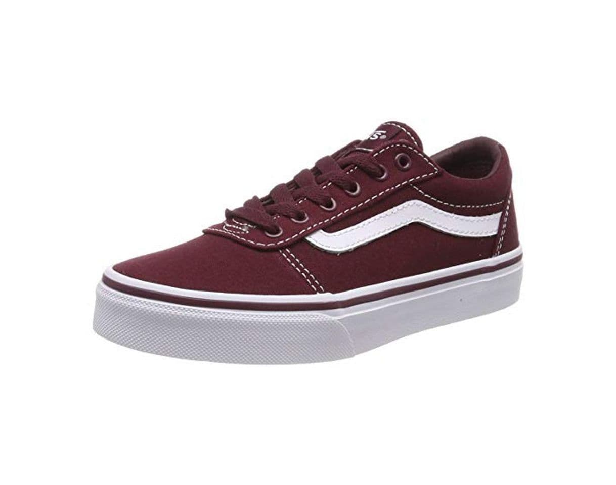 Fashion Vans Ward Canvas Zapatillas Unisex Niños, Rojo