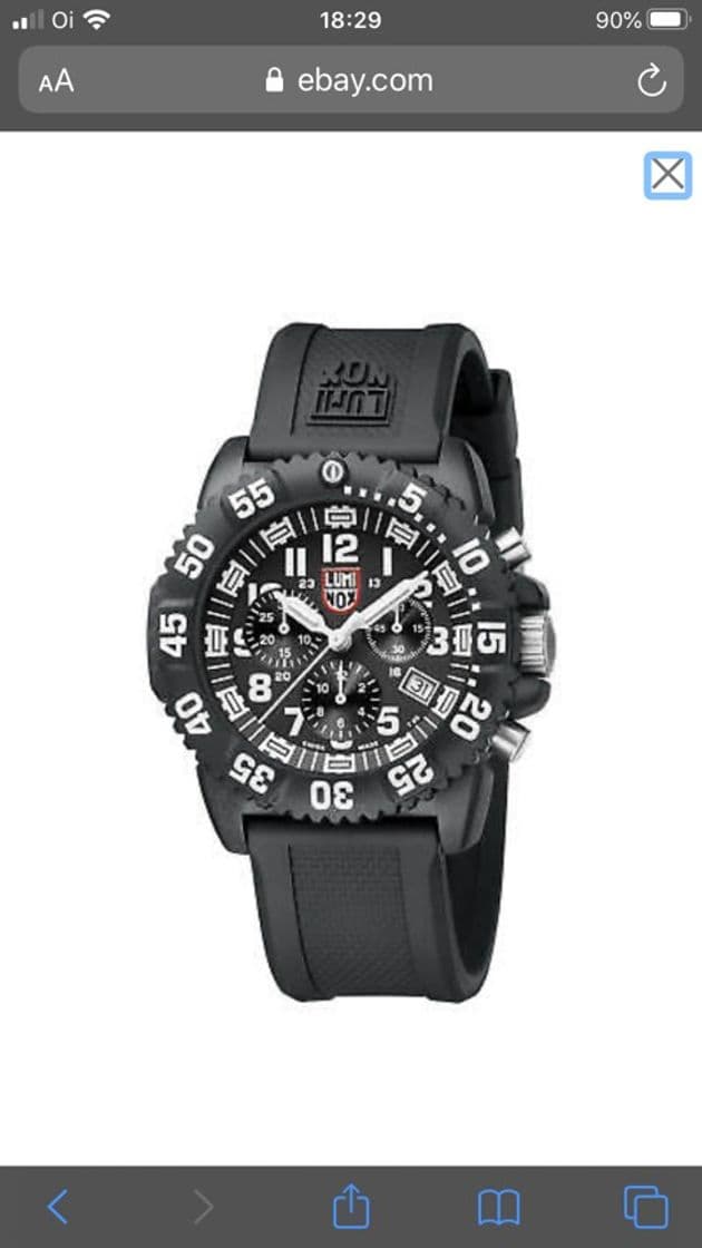 Product Luminox Masculina Navy Seal Colormark com cronógrafo 3081