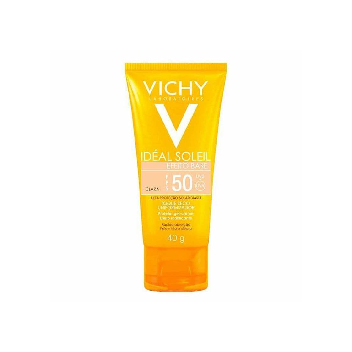 Beauty Vichy Ideal Soleil Protector Solar BB Toque Seco Fluido con Color FPS