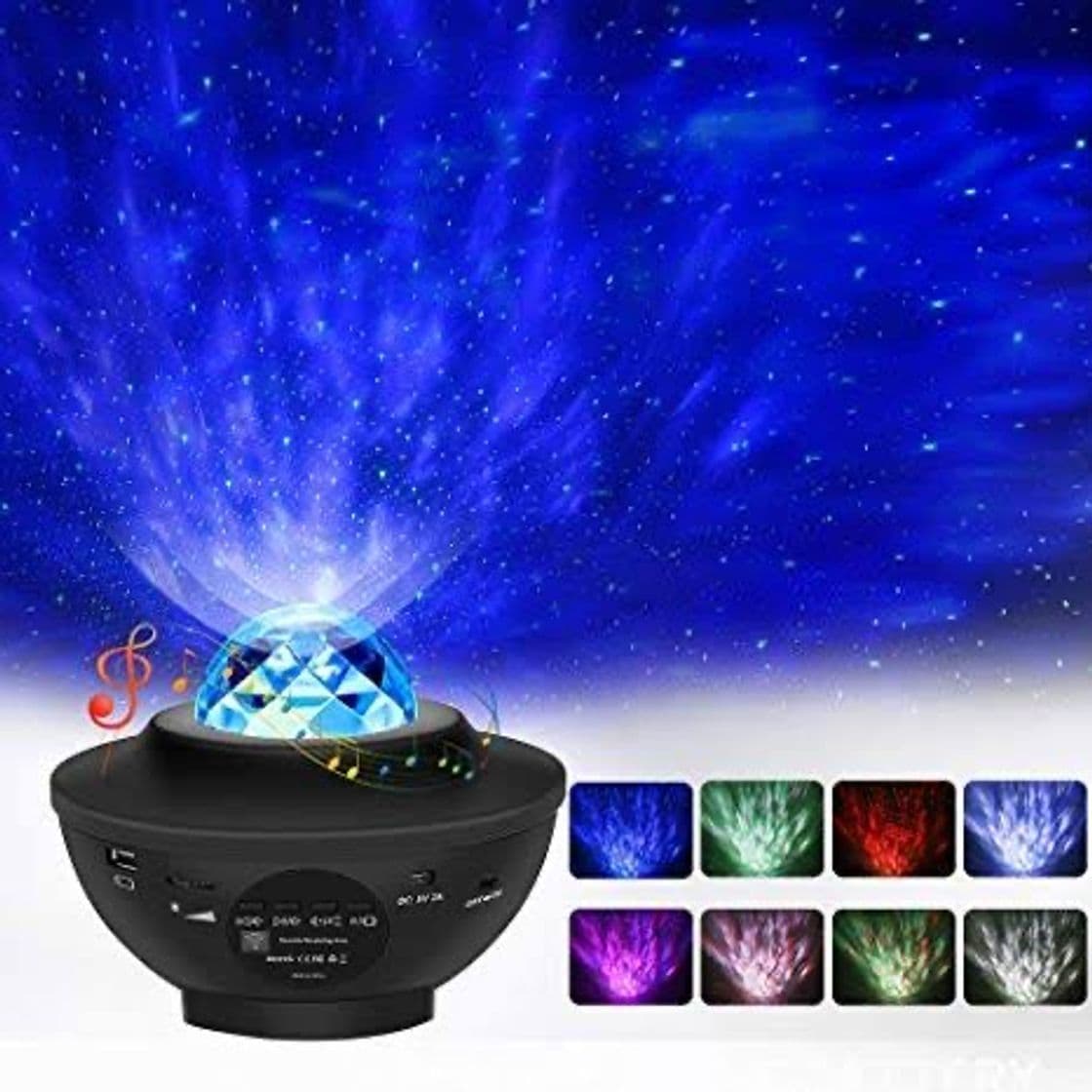 Fashion BlissLights Sky Lite - Laser Projector w/LED Nebula 