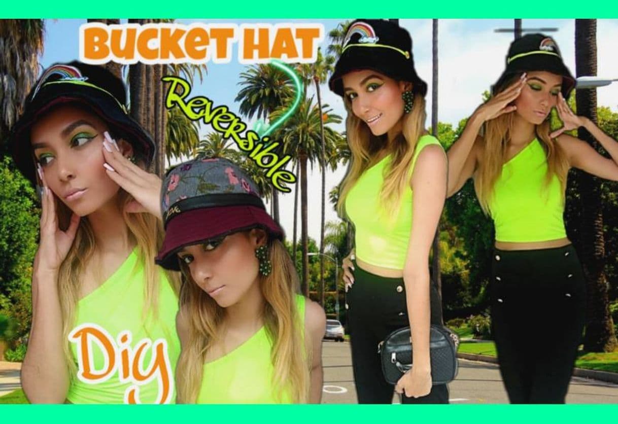 Moda *DYI 👒BUCKET HAT X2 + OUTFIT🌼*