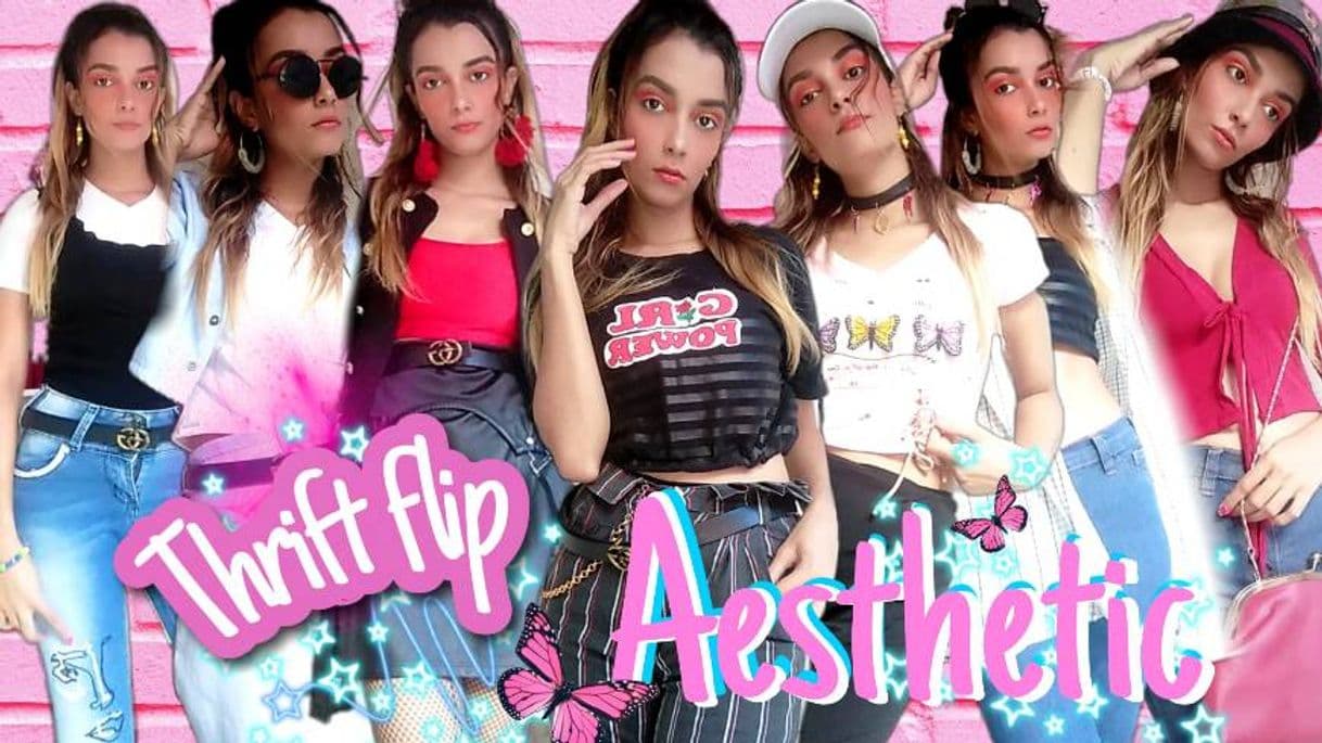 Moda ✌🏻TRANSFORMÉ MI ROPA VIEJA EN   *AESTHETIC* 7🌼🌻🌼||DYI 