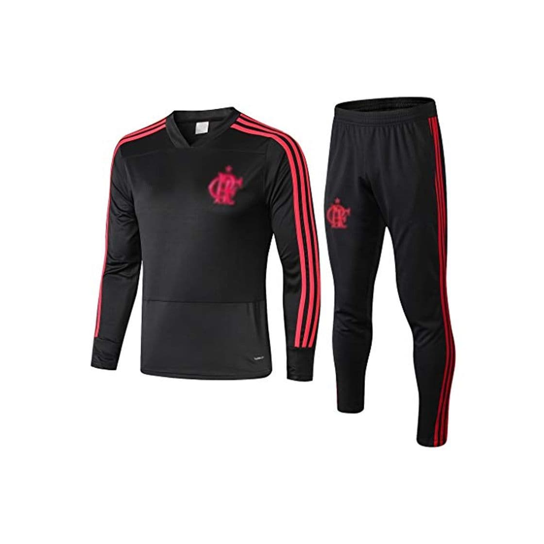 Producto No-brand De Manga Larga Brasil Football Club de Deporte Negro Transpirable Ropa