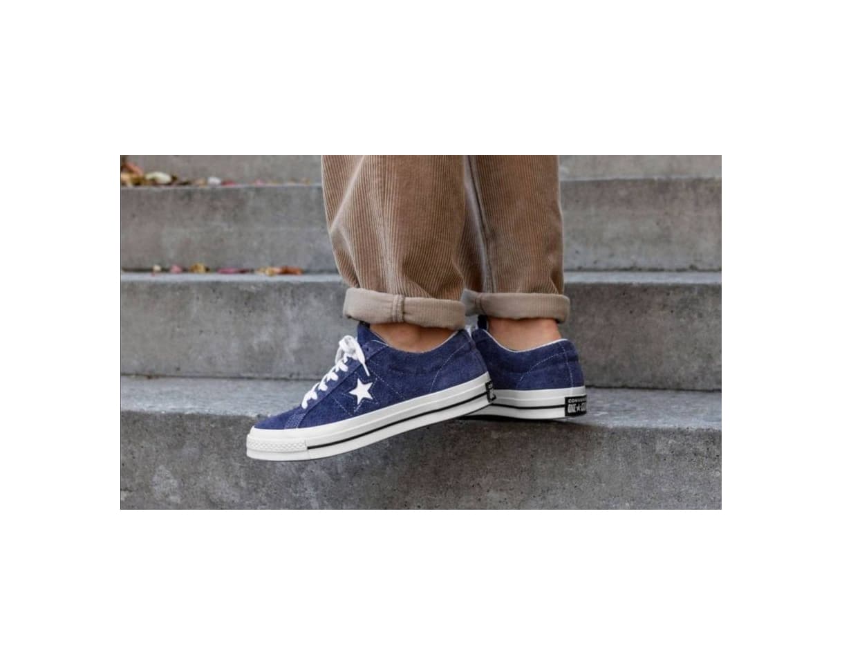 Producto Converse Lifestyle One Star Ox Suede, Zapatillas de Deporte Unisex Adulto, Azul