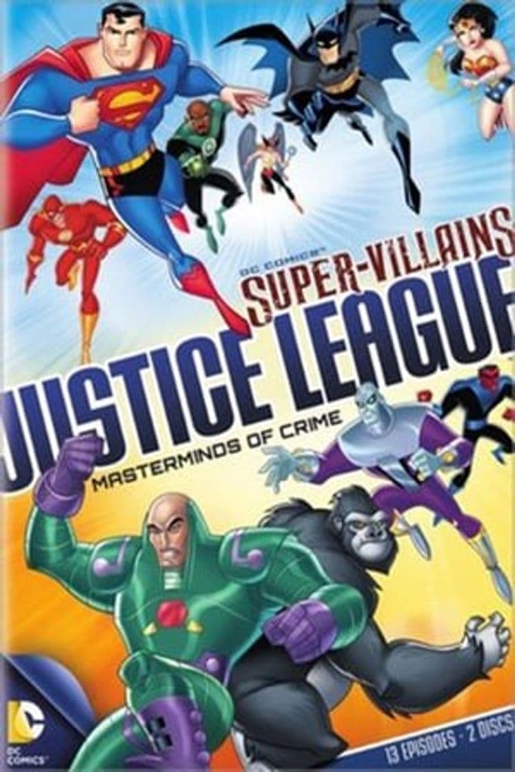 Película Super Vilões Liga da Justiça Mentores do Crime Disco 1