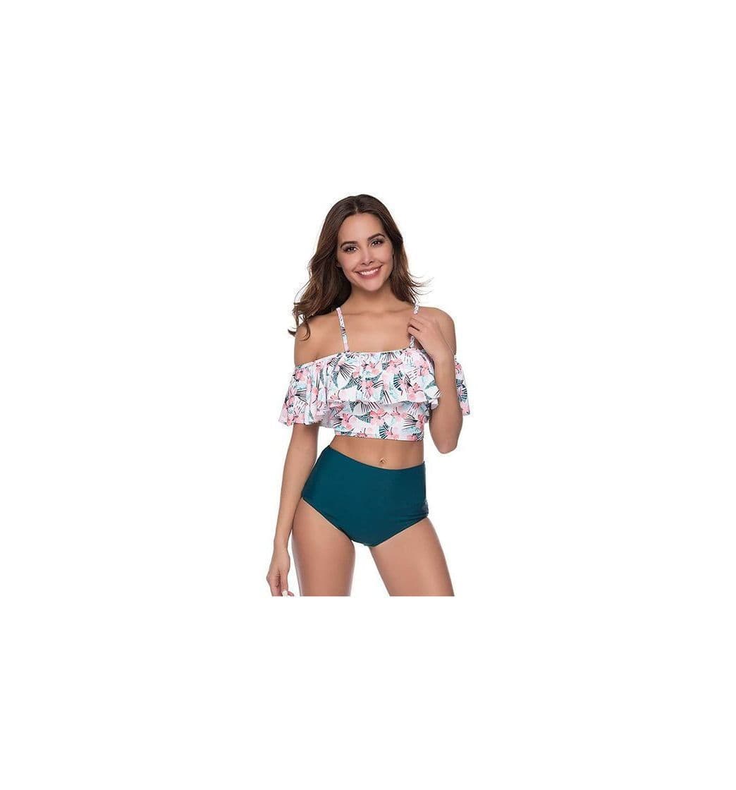 Producto Aibrou Bikini Mujer Conjunto Sexy Cabestro Cuello Bañador Cuello en V