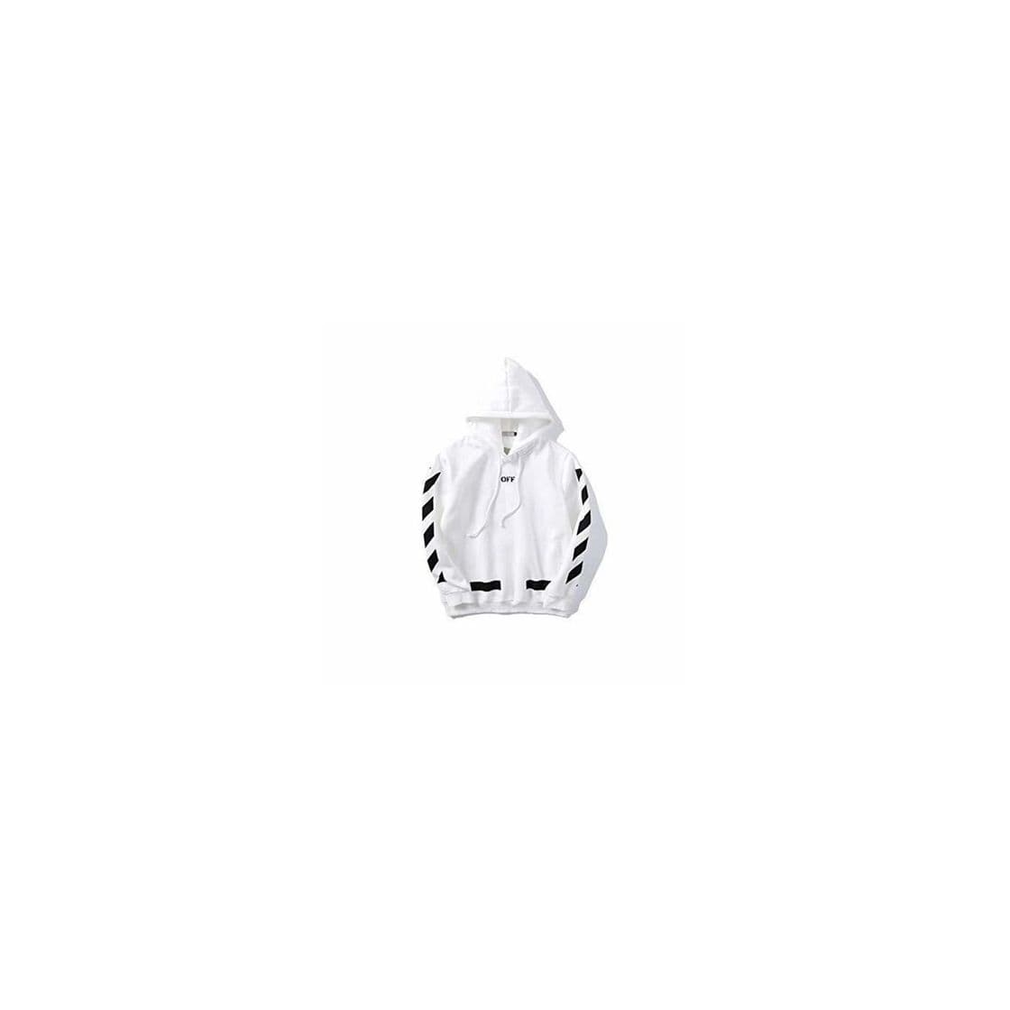 Fashion Street Trendy Fashion Hip Pop Off Plus Velvet White Hood Sweater Sweatshirt