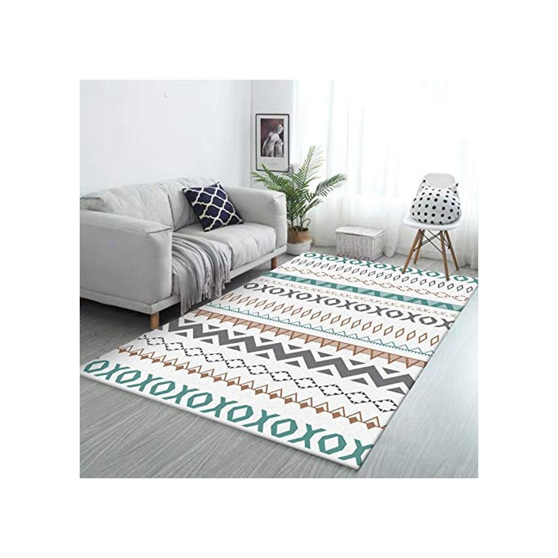 Producto GEVJ Alfombra y Alfombra de Estilo nórdico Sala de Estar Mesa de