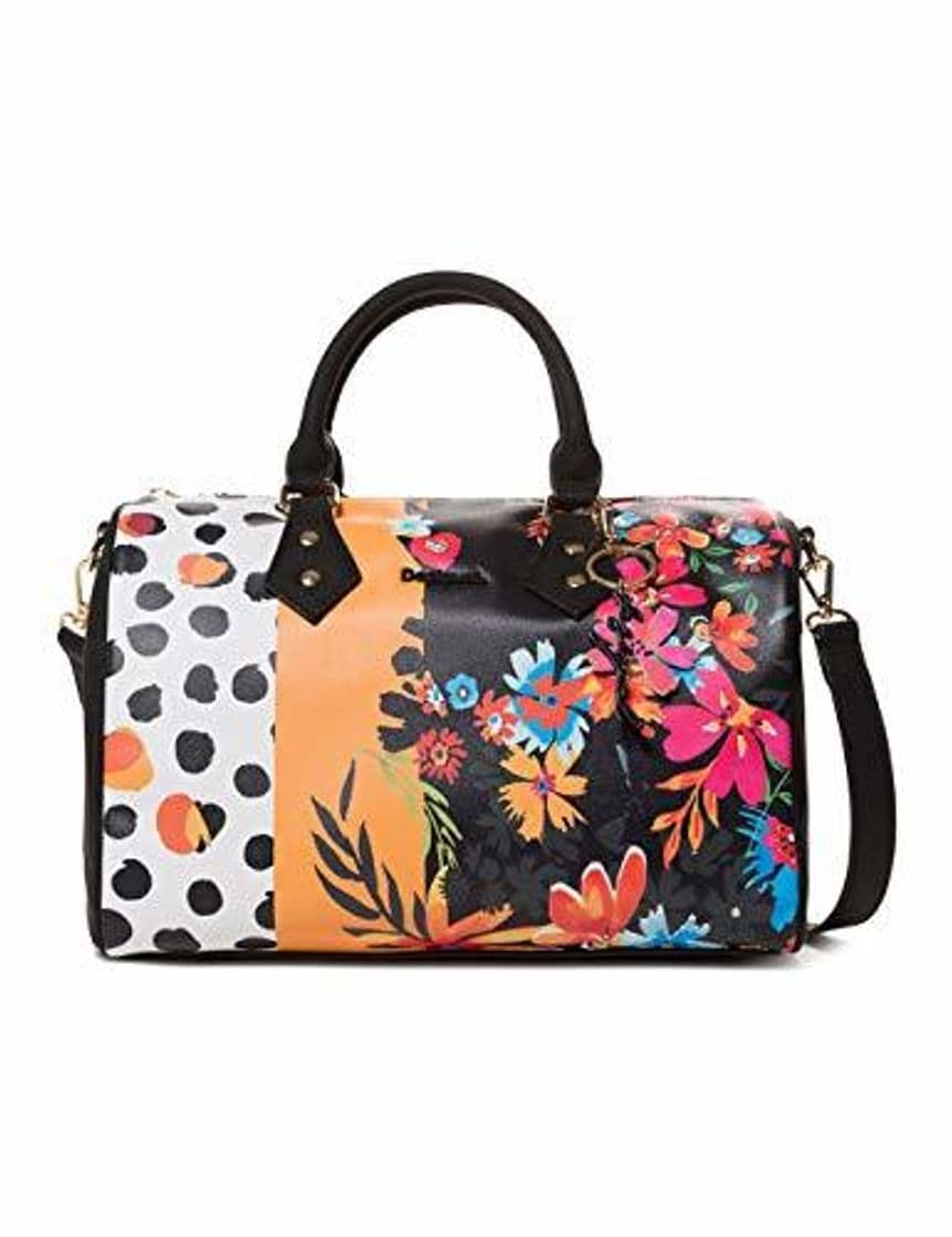 Producto Desigual - Bag Carmela Patch Bowling Women, Carteras de mano con asa