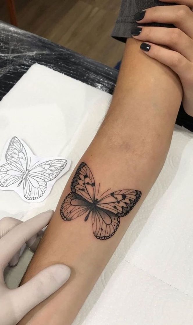 Moda Tatuagem borboleta 